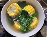 Foto langkah ke 4 dari resep Bening Bayam Jagung.