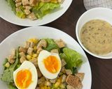 Foto langkah ke 1 dari resep Japanese Caesar Salad Dressing.