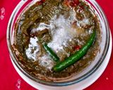 A picture of step 6 of Sarson Ka Saag.