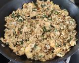 A picture of step 5 of Egg with brahmi leaves subji.