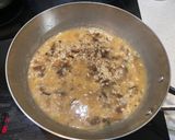 A picture of step 7 of Porcini risotto.
