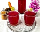 A picture of step 5 of Beetroot Carrot Kasundi Flavor Kanji - Tangy Probiotic Gut Health Fermented Drink.