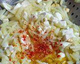 A picture of step 2 of Aloo Sabudana khichdi.