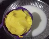 A picture of step 1 of Maharashtrian Kesar Piyush.