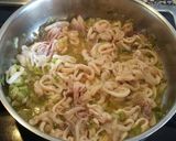 A picture of step 2 of Creamy Rice with Baby Squid and Shrimp.