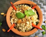 A picture of step 9 of Bagara Rice.