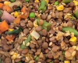 Foto del paso 4 de la receta: 🫘 🍚 Lentejón con Arroz Yamaní y Vegetales🥕
