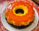 Foto langkah ke 2 dari resep Bolu ketan hitam keju karamel.