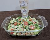A picture of step 5 of Chickpea salad with Ranch dressing.