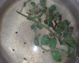A picture of step 2 of Moroccan mint tea.