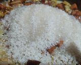 Foto del paso 2 de la receta: Arrocito vegano con panceta y arvejas frescas