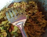 A picture of step 2 of Mixed vegetables with Prawn #Cookpad.