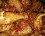 Foto langkah ke 4 dari resep Ayam Goreng Balado Tumis Sawi Hijau.