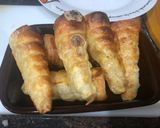 Foto del paso 7 de la receta Conos y volovanes rellenos de cóctel de gambas