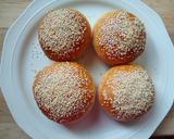 A picture of step 5 of Red Fermented Rice Pepper Buns (Hong Zao Hu Jiao Bing).
