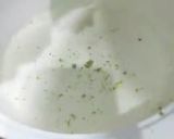 A picture of step 6 of No bake Mango Cheese Cake.