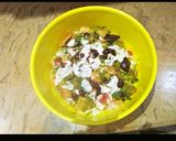 A picture of step 3 of Chana chat.