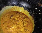 A picture of step 7 of Chickpeas/chhole masala.