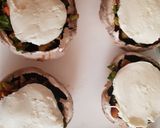 A picture of step 3 of My Italian Stuffed Portabello Mushrooms. 💙.