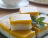 Foto langkah ke 4 dari resep Talam Ketan Labu Kuning, Gurih Manis.