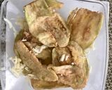 Foto del paso 5 de la receta: Berenjenas crocantes con queso feta y azúcar