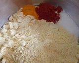 A picture of step 1 of Dil khush chilla.