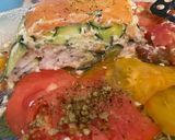 Une image de l'étape 9 de Terrine de concombres / saumon, aux petits suisses, et pignons.