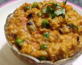 A picture of step 9 of Masala Oats.