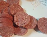 A picture of step 2 of Bologna, Cheese, and Crackers, Anyone?.