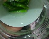 A picture of step 4 of Hari mirch ka Achar.