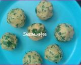 A picture of step 2 of Methi kadhi and poori shots.