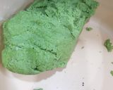 A picture of step 1 of Spinach Chakli with Fenugreek tea.