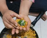 A picture of step 12 of Chickpea kabab.