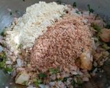 A picture of step 8 of Poha Pakoda.