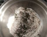 A picture of step 1 of Atta layered mathri.