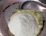 A picture of step 2 of Coconut ladoo.