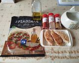 Foto del paso 1 de la receta: Burrito de pollo y espinacas con especias en base de Piadina o tortillas de trigo