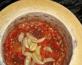 A picture of step 1 of Habanero Fresh Chutney #Theme Challenge#Valentine Challenge.