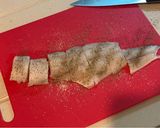 A picture of step 2 of Korean pan fried codfish - Saeng Sun Jun/생선전.