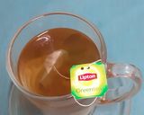 A picture of step 3 of Lemongrass Galangal Honey Green Tea (great drink for cold & flu).