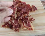 Foto del paso 4 de la receta: Jamón crujiente para sopas, cremas o ensaladas (microondas)
