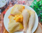 Hình bước làm 1 của món Cơm gà Hải Nam