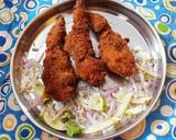 A picture of step 3 of Crispy Chicken / KFC-Style.