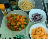 A picture of step 1 of Chickpeas soup (vegan).