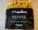 A picture of step 1 of Penne pasta in white sauce.
