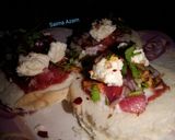 A picture of step 5 of Chessy bread pizza 🍕چیزی بریڈ پیزا🍕.