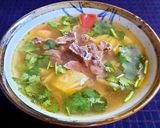 Hình bước làm 3 của món Canh thịt bò nấu thơm cà