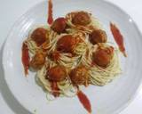 Meat ball spegahti recipe step 6 photo