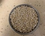 A picture of step 1 of Barley podi dosa.