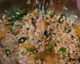 A picture of step 3 of Pumpkin and Toor Daal Masala Veg Khichdi.